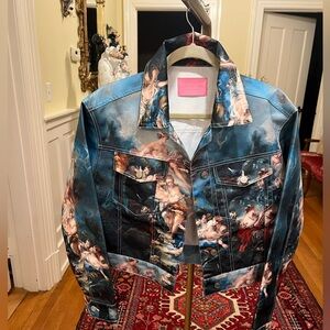 Azalea Wang Renaissance Botticelli print jacket-M